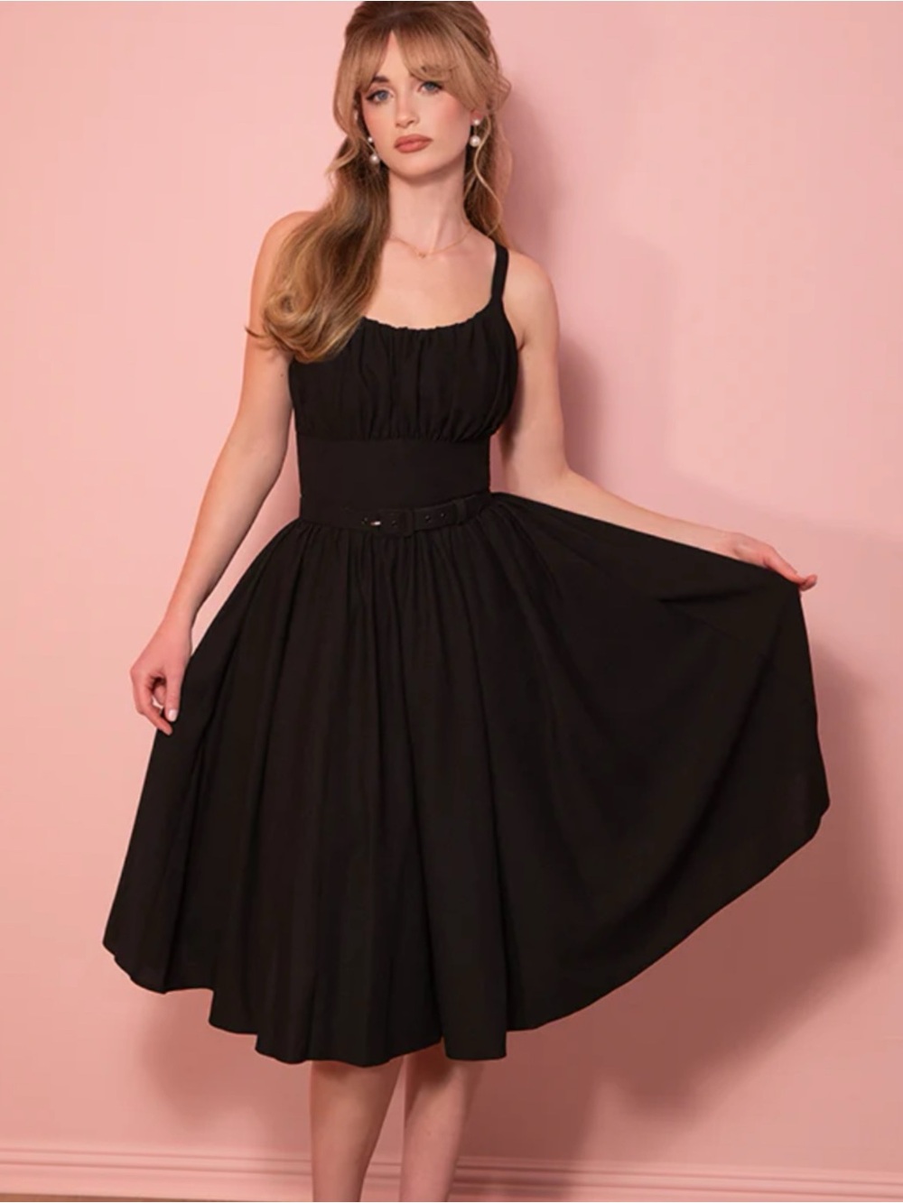 Vixen Micheline Pitt Black Ingenue Dress Size 3X